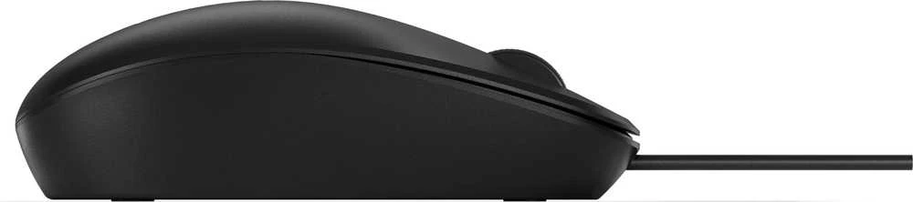 Hewlett Packard (HP) HP 128 USB su laidu Lazerinė pelė, Sanitizable - Juodas (BULK of 120 pcs)