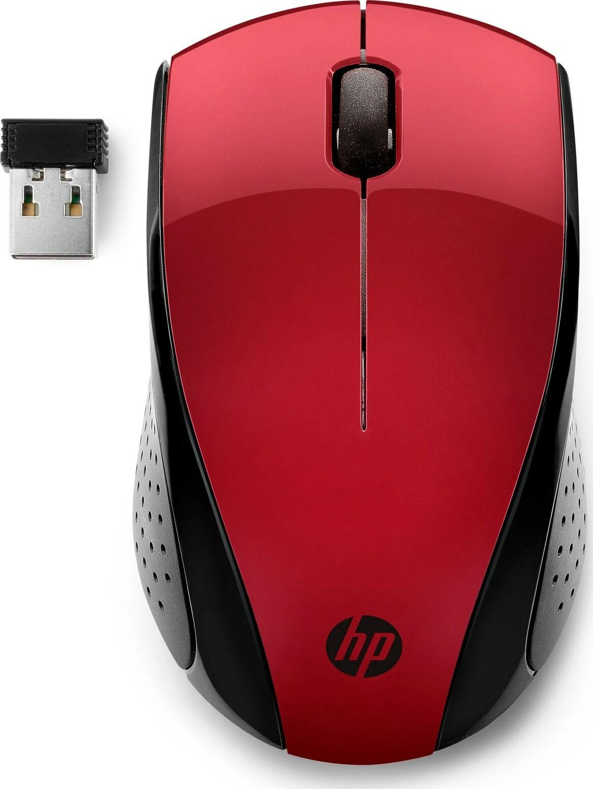 Hewlett Packard (HP) HP Belaidė pelė 220 (Saulėlydžio raudona)