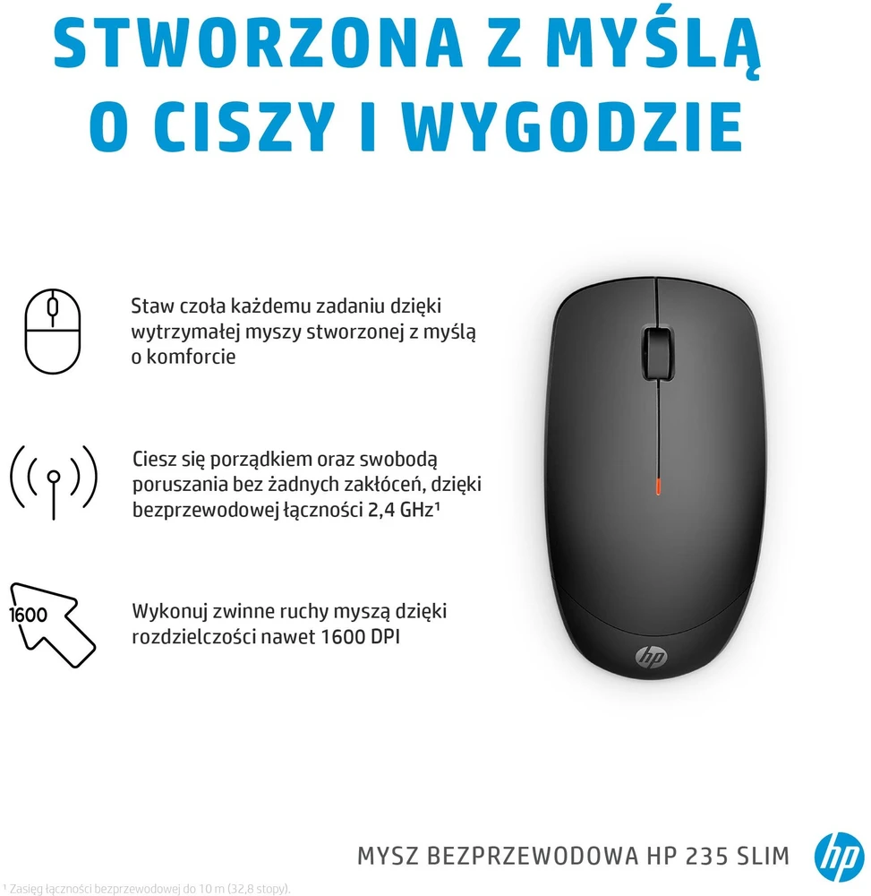 Pelė HP 235 Slim (4E407UT#AC3)