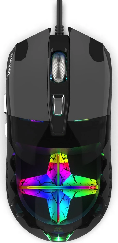 Pelė Inca IMG-355GX Gaming RGB 7200DPI 6 Przycisków USB 1.60m Juodas