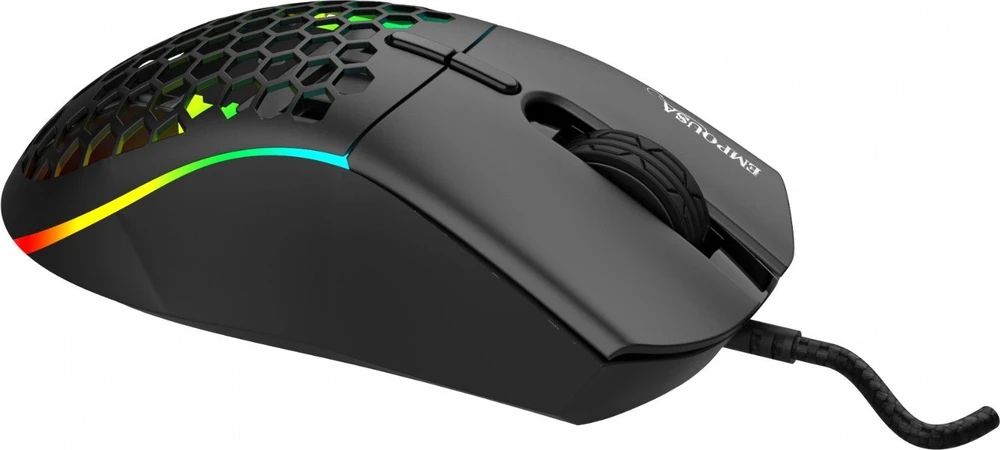 Incase INCA Pelė žaidimams IMG-GT20 10000 DPI. RGB. 7 mygtukai. USB. SW retail