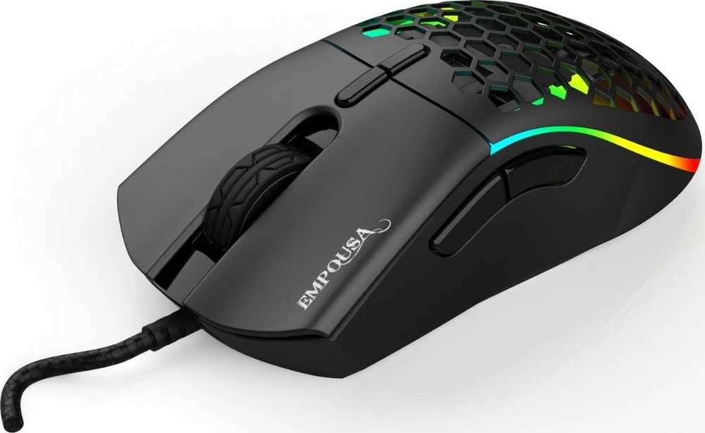 Incase INCA Pelė žaidimams IMG-GT20 10000 DPI. RGB. 7 mygtukai. USB. SW retail
