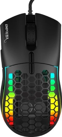 Incase INCA Pelė žaidimams IMG-GT20 10000 DPI. RGB. 7 mygtukai. USB. SW retail