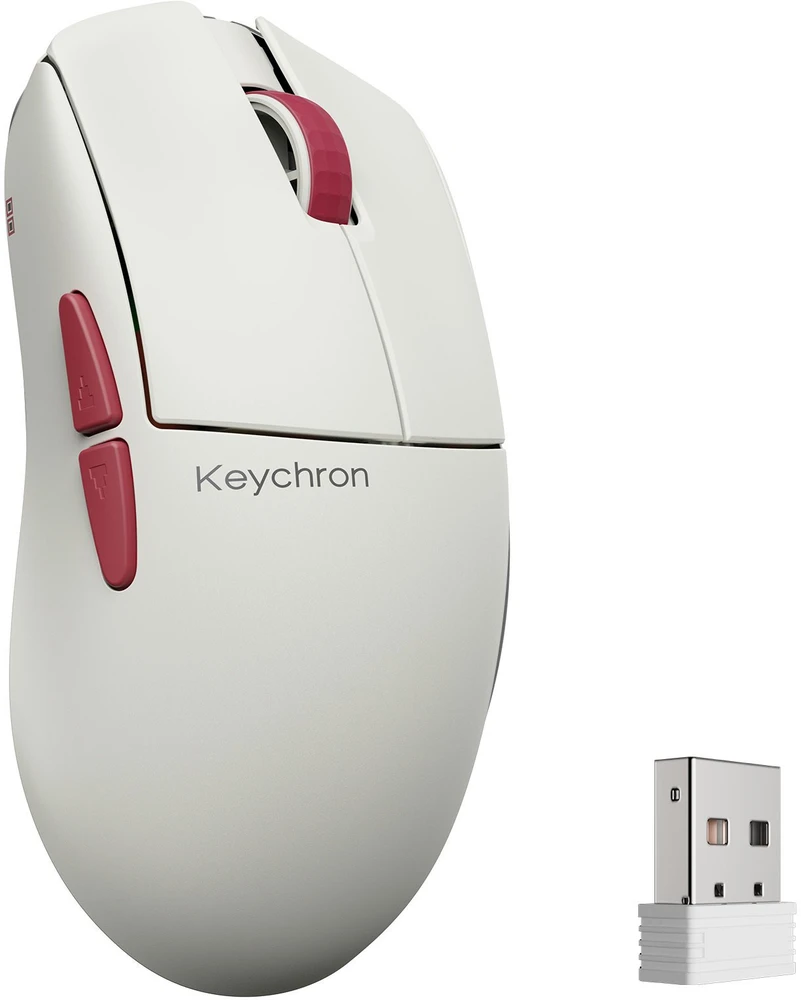 Keychron G4 Wireless Belaidė Žaidimų Pelė | Baltas