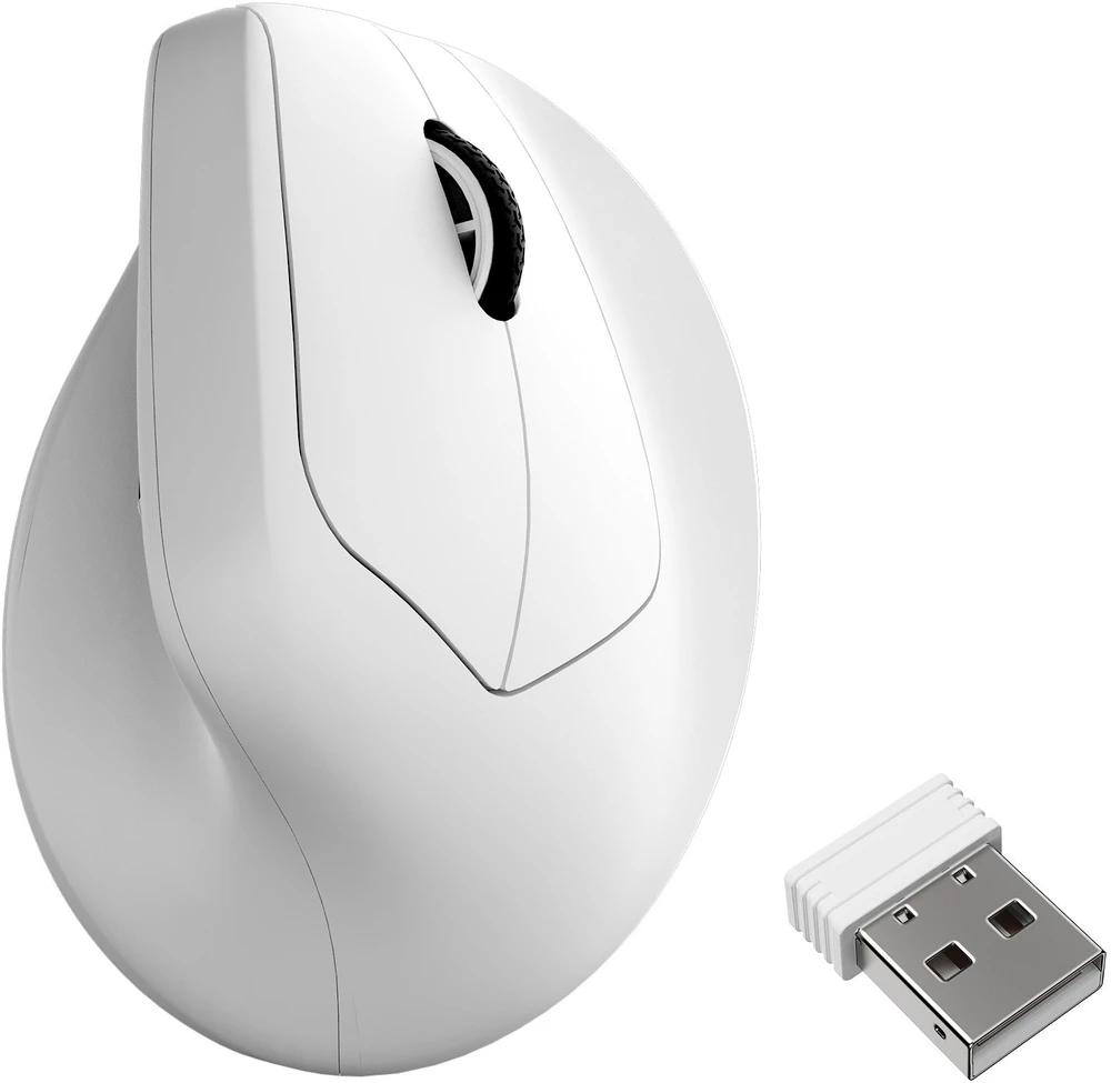 Pelė Keychron M5-A30 Vertical PixArt 3311 1K Baltas