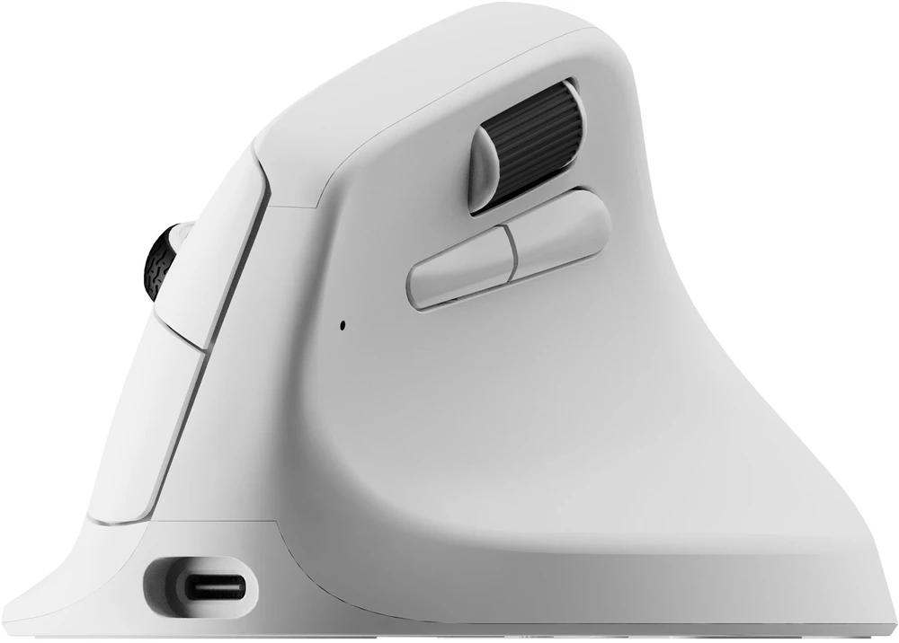 Pelė Keychron M5-A30 Vertical PixArt 3311 1K Baltas