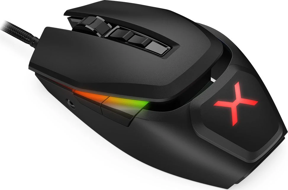 Krux Bot RGB su laidu modular pelė žaidimams