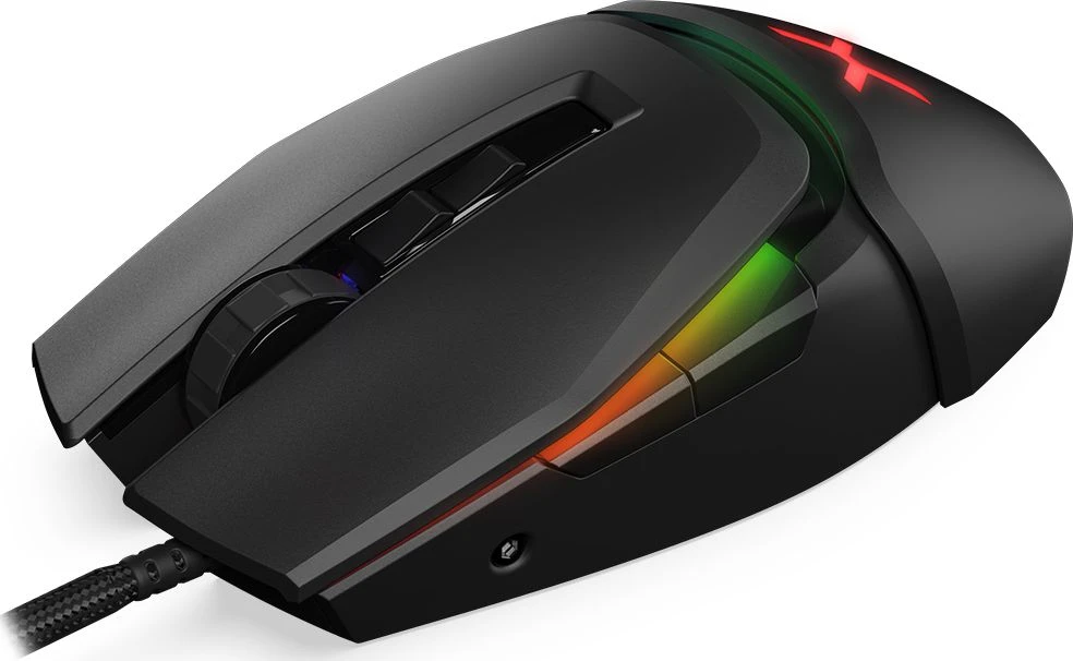 Krux Bot RGB su laidu modular pelė žaidimams