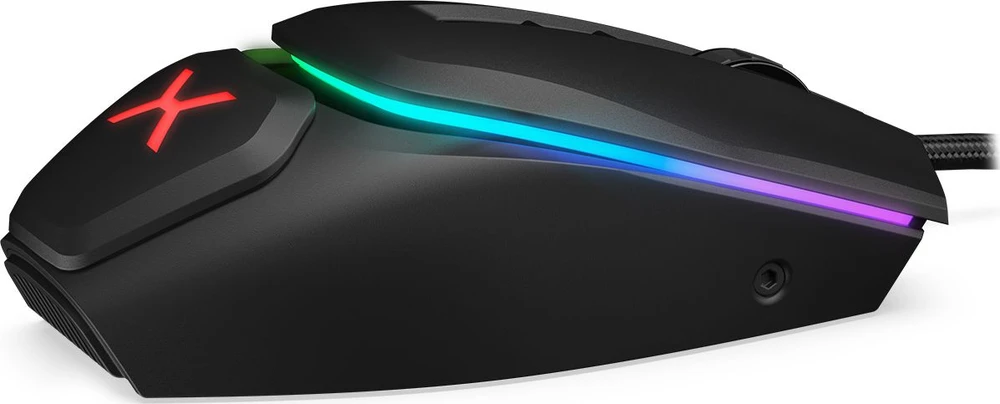Krux Bot RGB su laidu modular pelė žaidimams