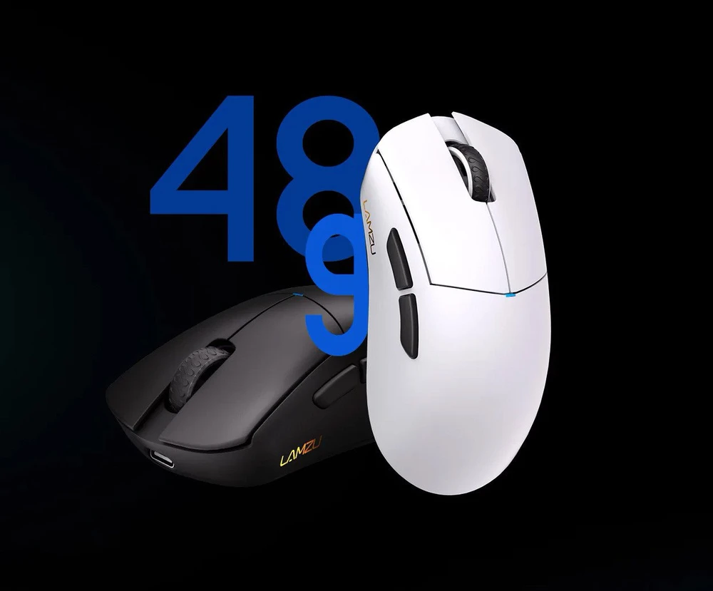 Lamzu PARO AURORA Wireless 8K Baltas (Balta) Belaidė Žaidimų Pelė