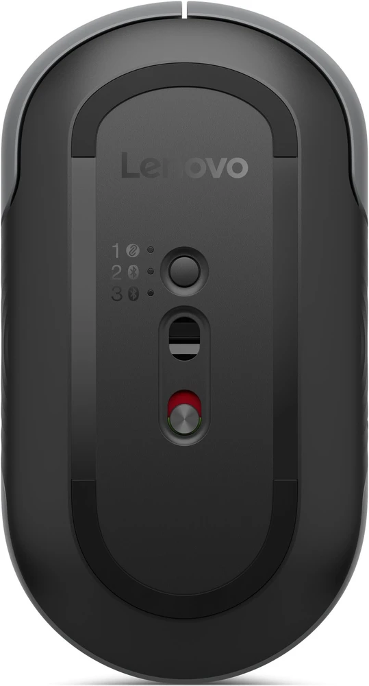 Lenovo | 700 Multi-Device Wireless Silent Pelė | Wireless | 2.4G, Bluetooth 5.3 | Luna Pilkas