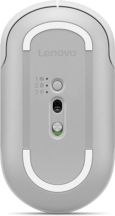 „Lenovo 700“ kelių įrenginių belaidis tylusis pelė | Belaidis | 2.4G, „Bluetooth 5.3“ | Kriauklių formos