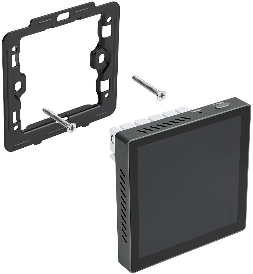 Valdymo Jutiklinis Pultas - Lindy Control Touchpad 32310, 4 Coliai, PoE, Android 11, Tamsiai Pilkas