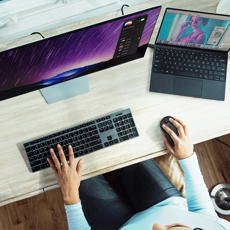 Pelė LogiLink Bevielė pelė i Bluetooth 2.4GHz 800/1200/1600dpi juoda