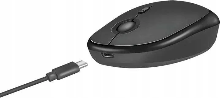 Pelė LogiLink Bevielė pelė i Bluetooth 2.4GHz 800/1200/1600dpi juoda