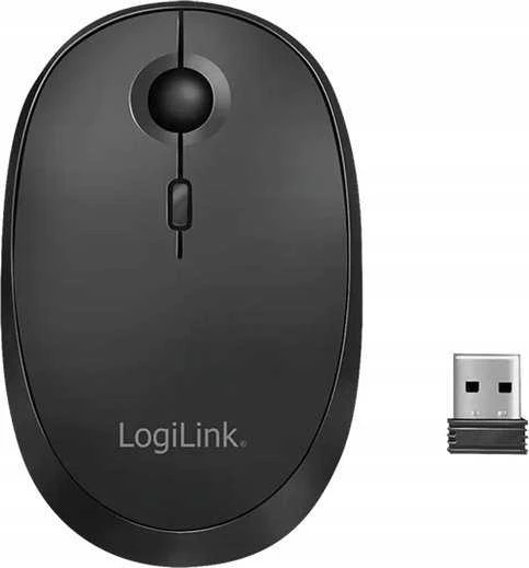 Pelė LogiLink Bevielė pelė i Bluetooth 2.4GHz 800/1200/1600dpi juoda