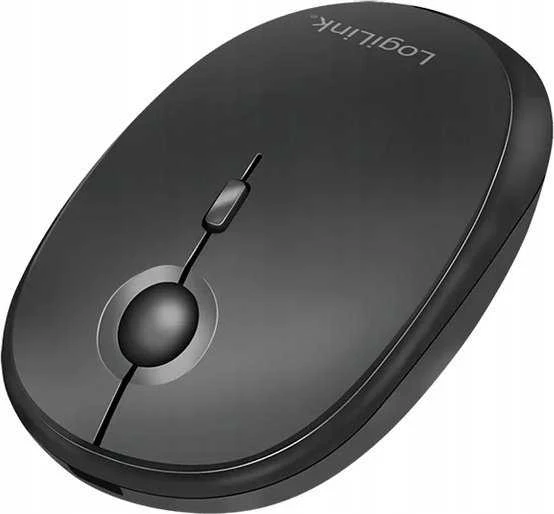 Pelė LogiLink Bevielė pelė i Bluetooth 2.4GHz 800/1200/1600dpi juoda