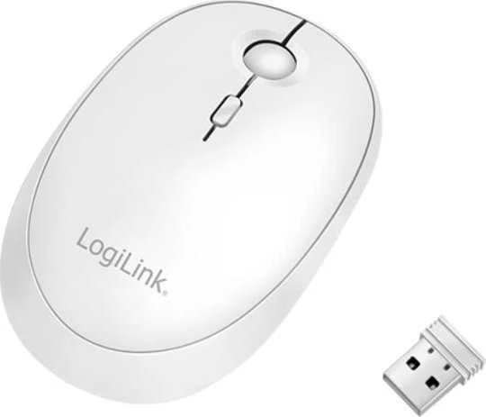 Pelė LogiLink LogiLink Pelė Funk & Bluetooth,2.4GHz,800/1200/1600dpi,baltas