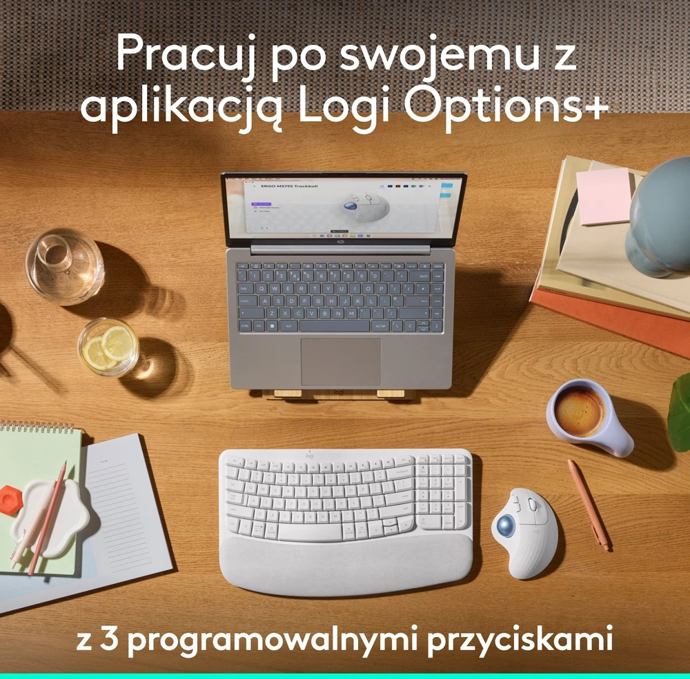 „Logitech M575S“ belaidė pelė „Balta“