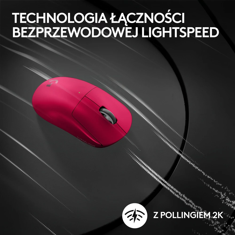 Žaidimų pelė Logitech G Pro X Superlight 2, rožinė