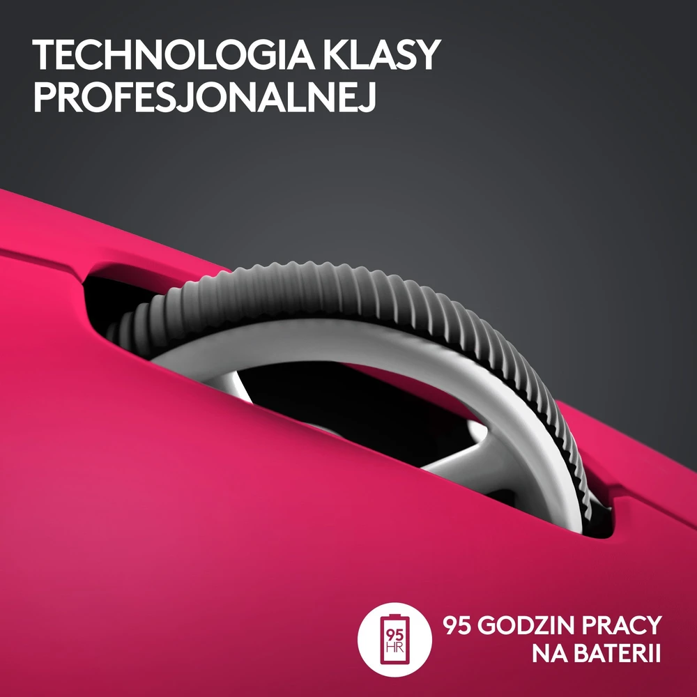 Žaidimų pelė Logitech G Pro X Superlight 2, rožinė