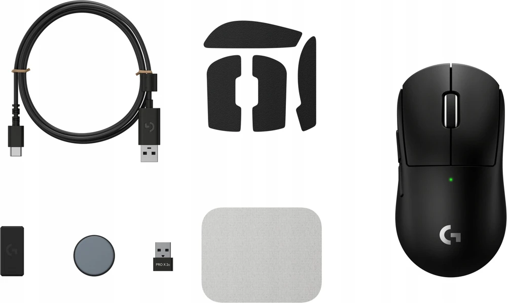 LOGITECH G PRO X SUPERLIGHT 2c compact belaidė pelė žaidimams - Juodas - 2.4GHZ - EER2-933