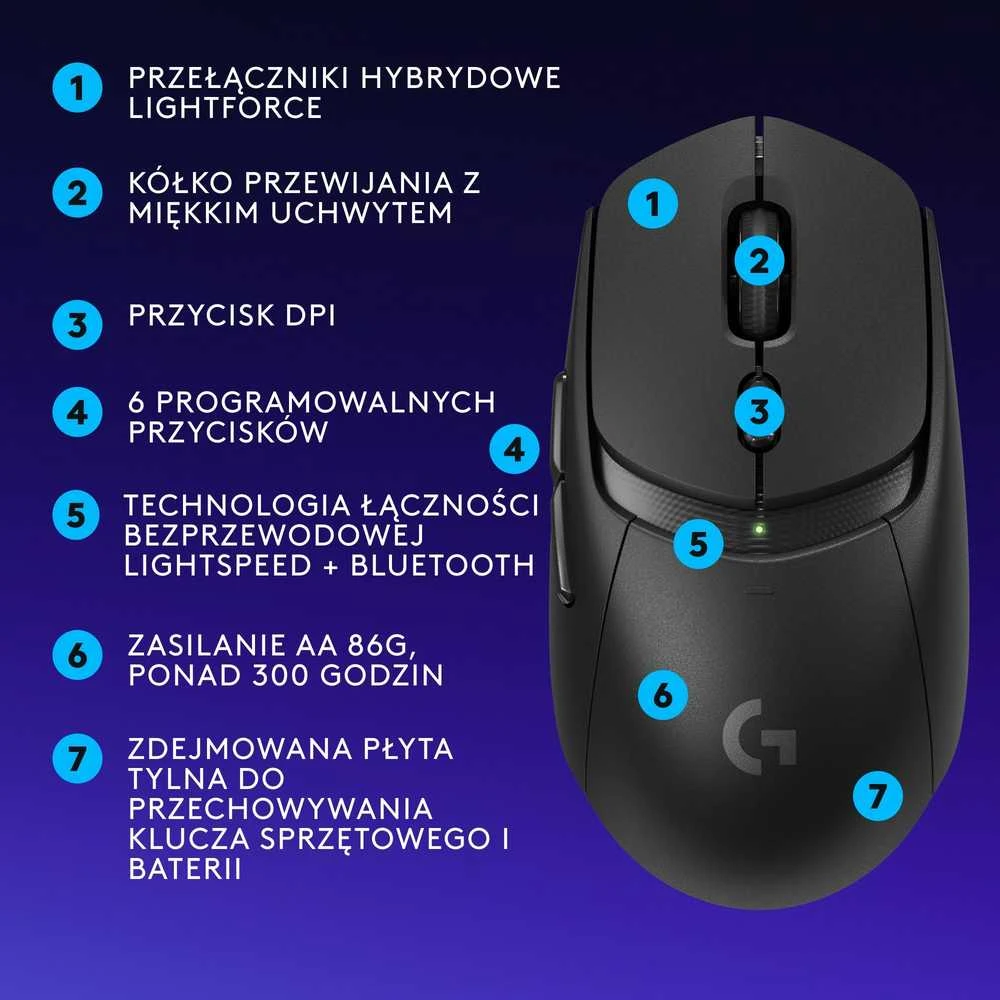 Pelė LOGITECH G309 LIGHTSPEED Juodas