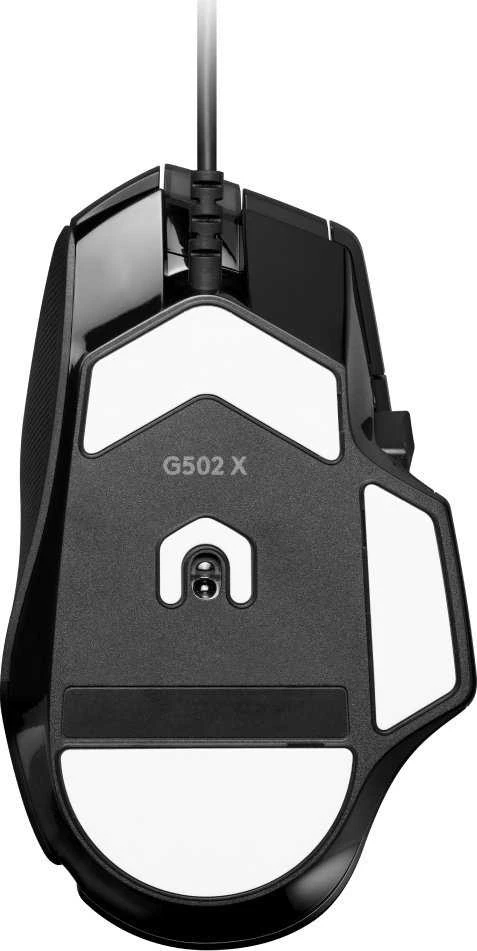 LOGITECH G502 X Pelė žaidimams - Juodas - USB + G240 Pelė kilimėlis