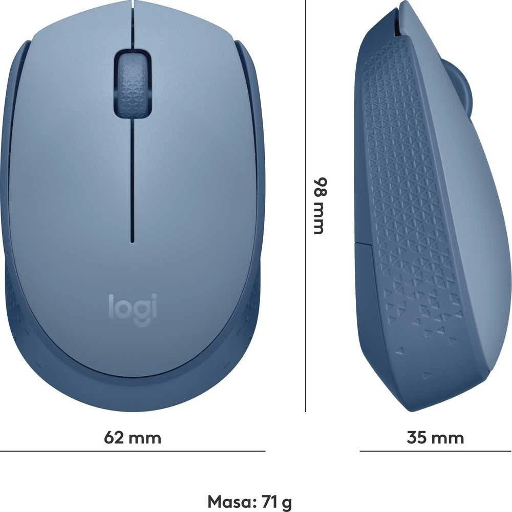 LOGITECH M171 Belaidė pelė - Mėlynas Pilkas