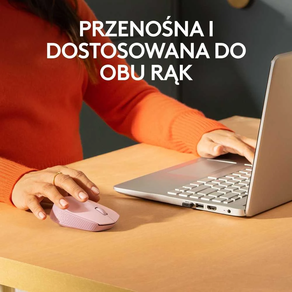 LOGITECH M171 Belaidė pelė - ROSE