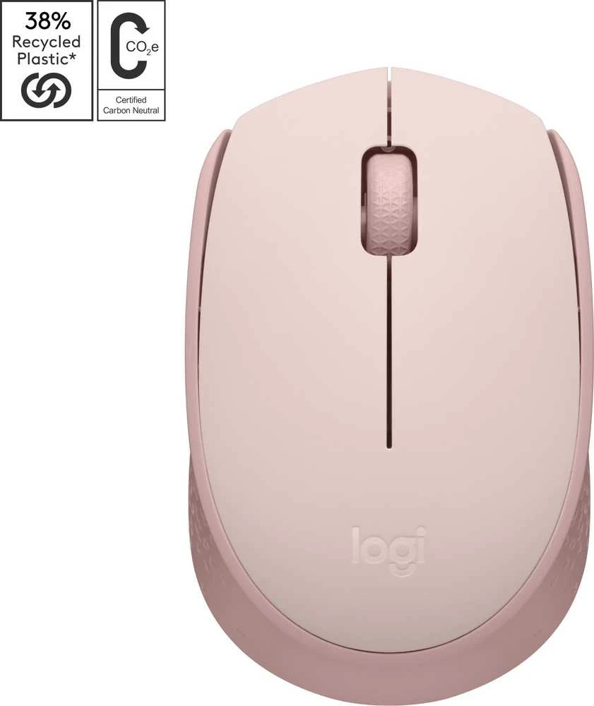 LOGITECH M171 Belaidė pelė - ROSE