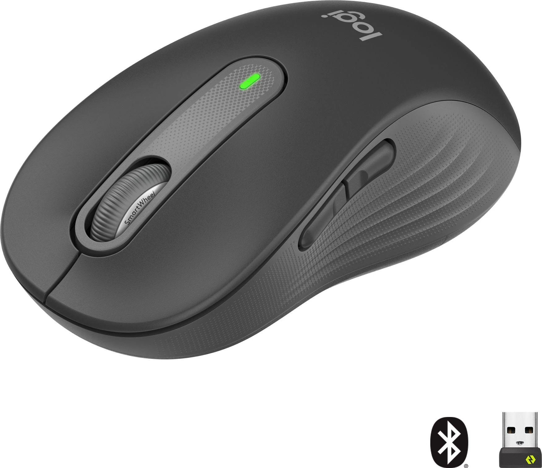 Tyli belaidė pelė Logitech M220, Juoda