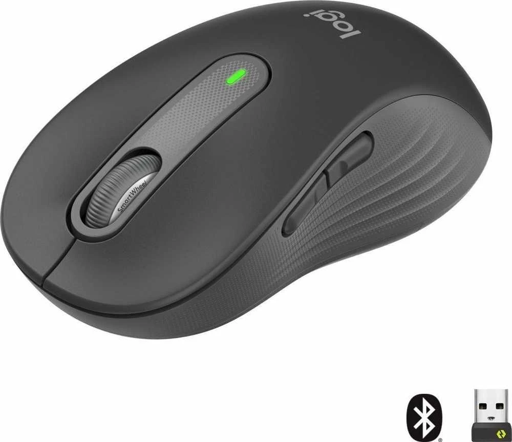 Belaidė pelė Logitech Signature M650 L, grafito spalvos