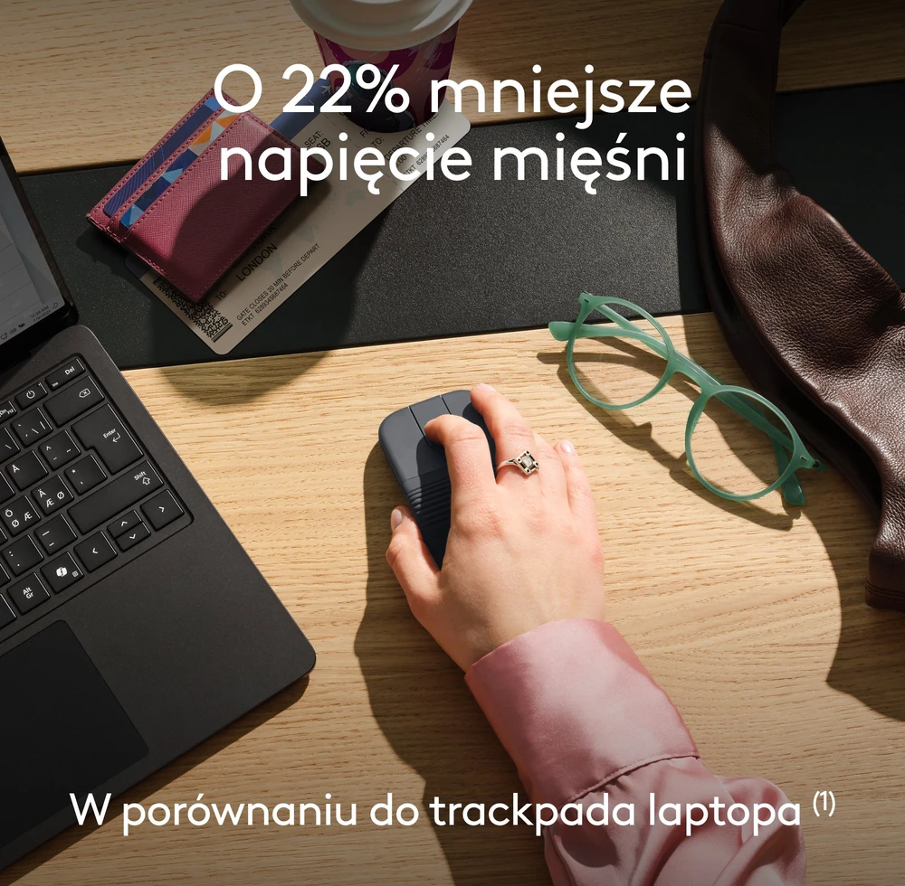 Logitech Mobi Fold kompiuterinė pelė Kelioninis Abiems rankoms RD belaidis ryšys + „Bluetooth“ Optinis 4000 DPI