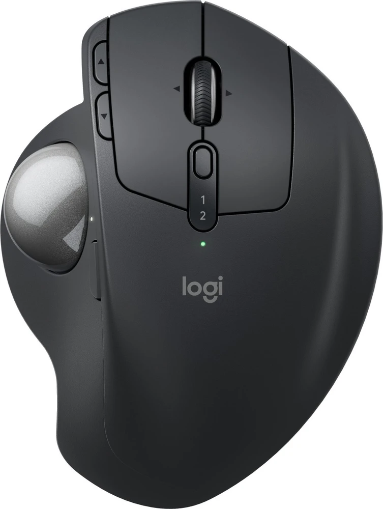 Logitech - MX Ergo S pažangus belaidis kamuoliukas, juodas