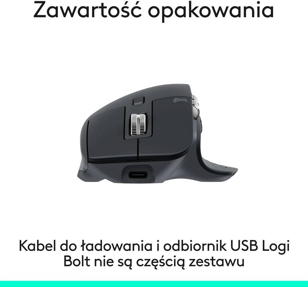 Belaidė pelė Logitech MX Master 3S, tamsiai pilka