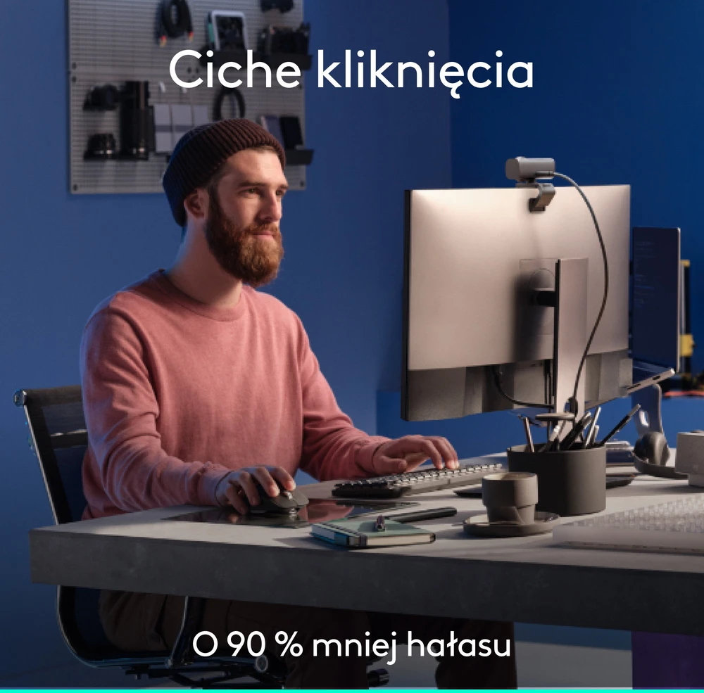 Belaidė pelė Logitech MX Master 3S, tamsiai pilka