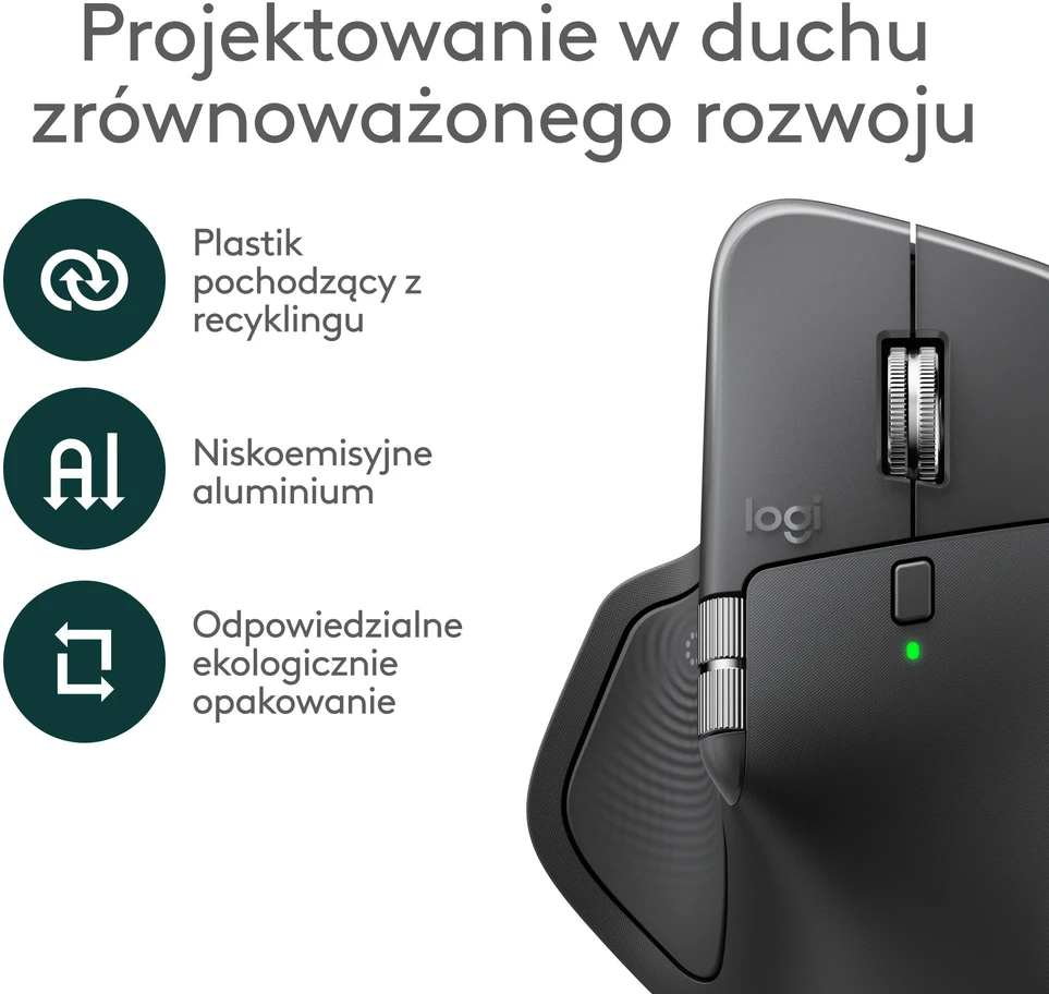 Pelė Logitech MX Master 4 verslui - Graphite