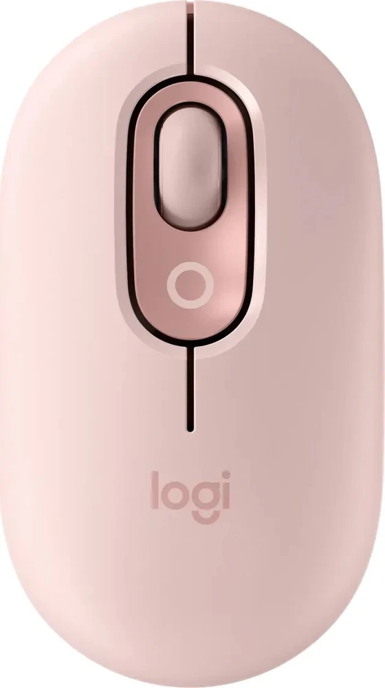 LOGITECH POP pelė su jaustukais – ROSE – BT – EMEA28i-935 – FY25,TERRA