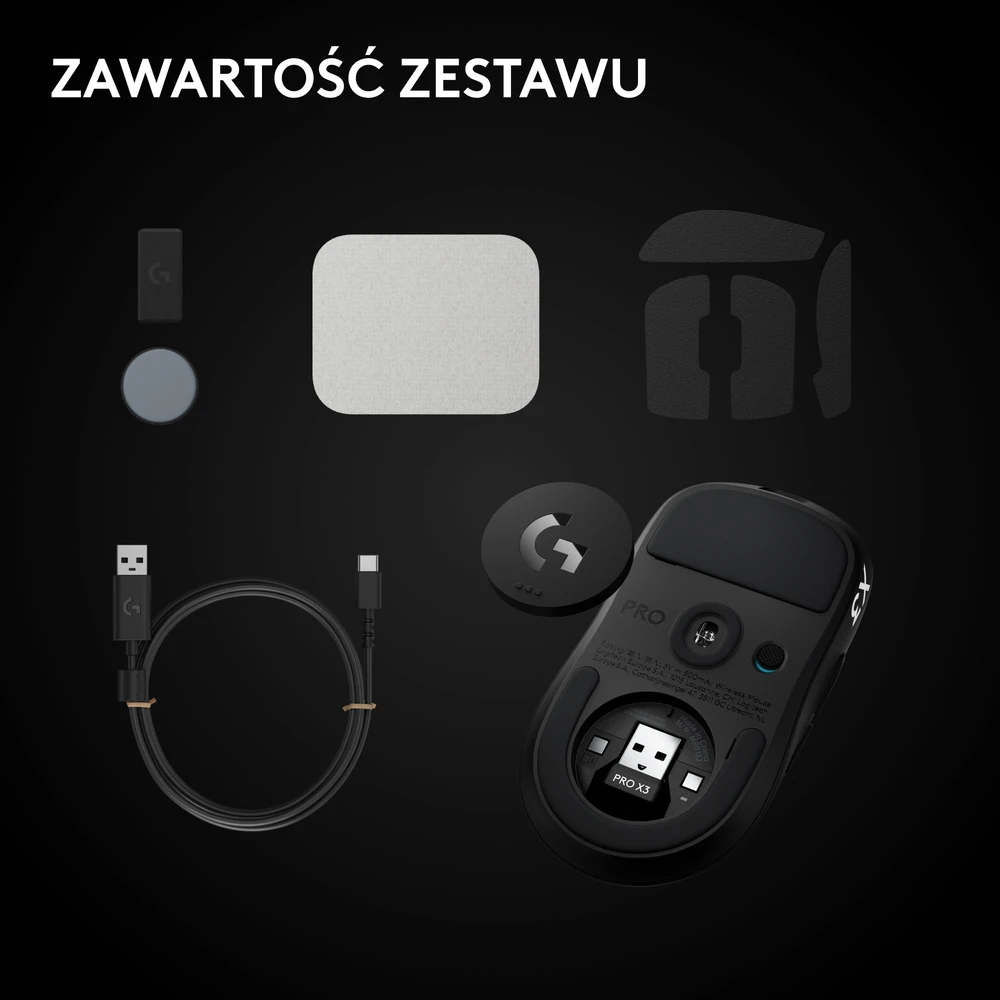 Pelė Logitech Superstrike X3 Juodas