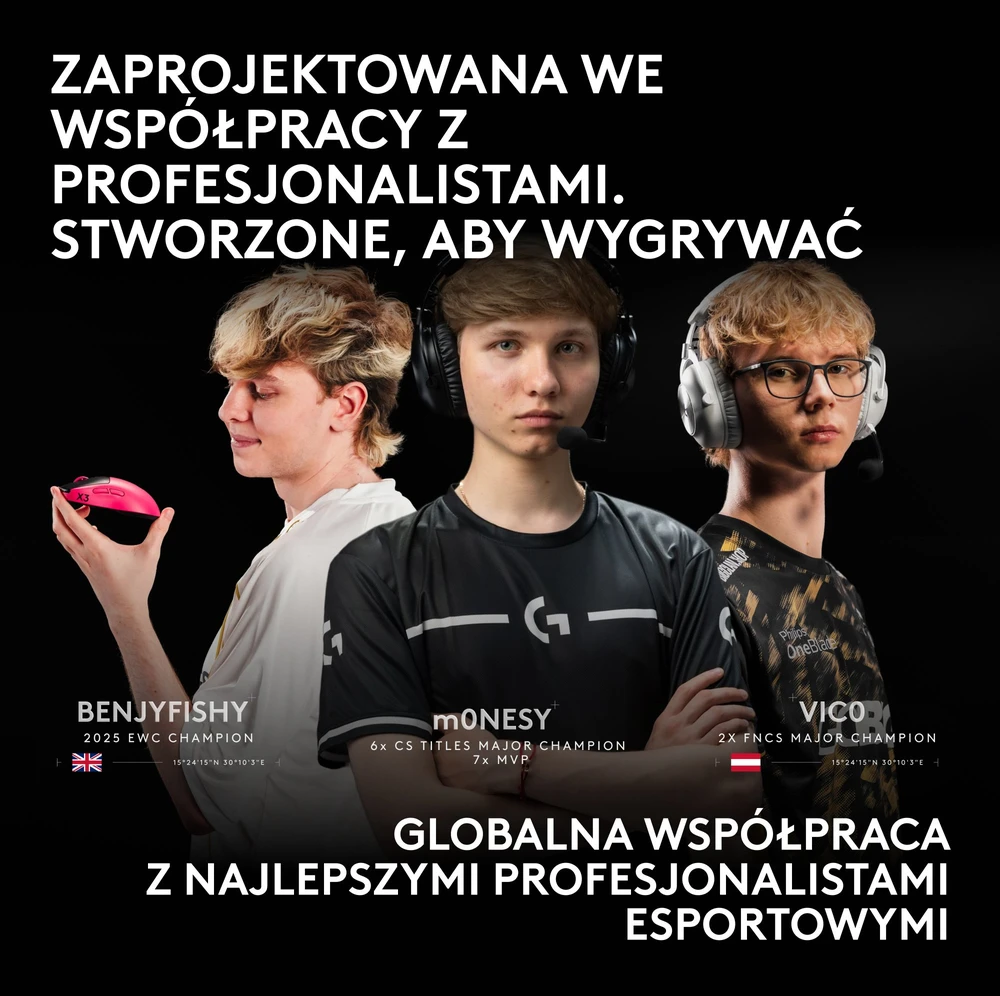 Pelė Logitech Superstrike X3 Juodas