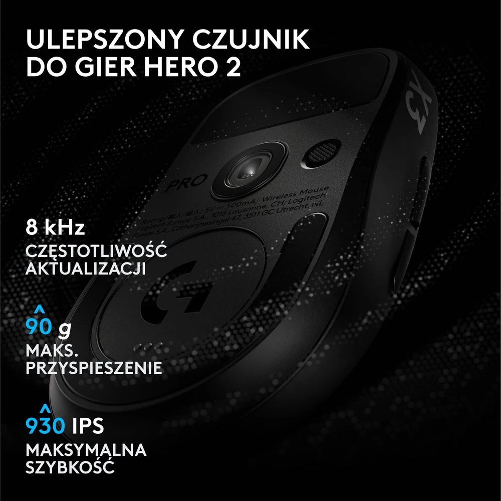 Pelė Logitech Superstrike X3 Juodas