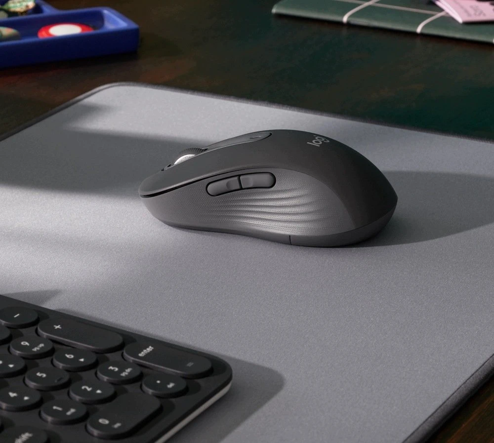 Pelė Logitech Signature M650 Belaidė pelė With Pelės kilimėlis graphite (910-007924)