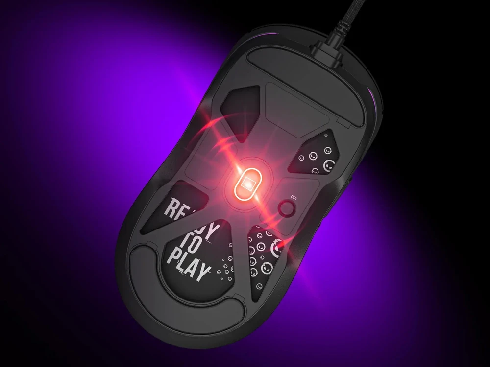 LORGAR Pelė žaidimams MSA10R Advanced su laidu PixArt 3311 Juodas