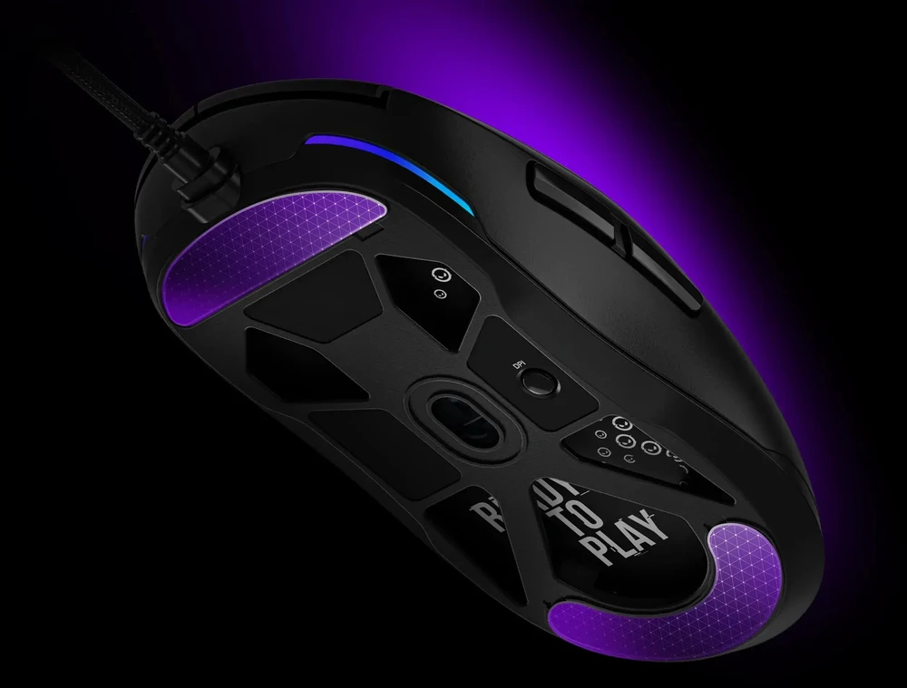 LORGAR Pelė žaidimams MSA10R Advanced su laidu PixArt 3311 Baltas