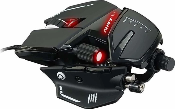 Žaidimų pelė  Mad Catz R.A.T. 8+, juoda