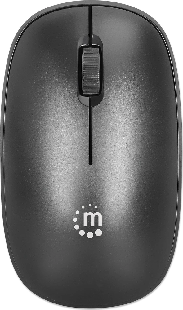 Manhattan MW3050 Optinė belaidė USB pelė, USB-A Nano,3 mygtukai with Scroll, 1200dpi, Juodas, 190312