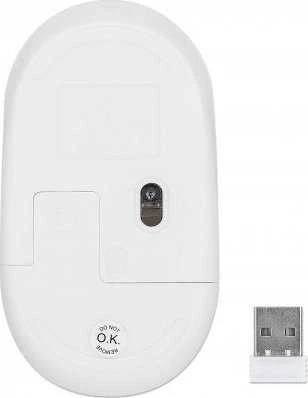 Manhattan Performance III belaidė pelė baltos spalvos, 1000dpi, 2.4Ghz, USB, Optinė, 190152