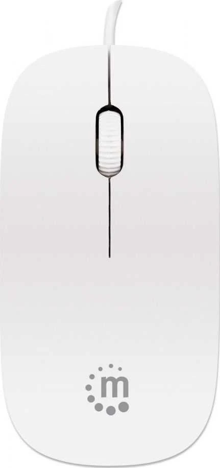 Manhattan Silhouette kompiuterinė pelė USB A tipo Optinis 1000 DPI Abiems rankoms