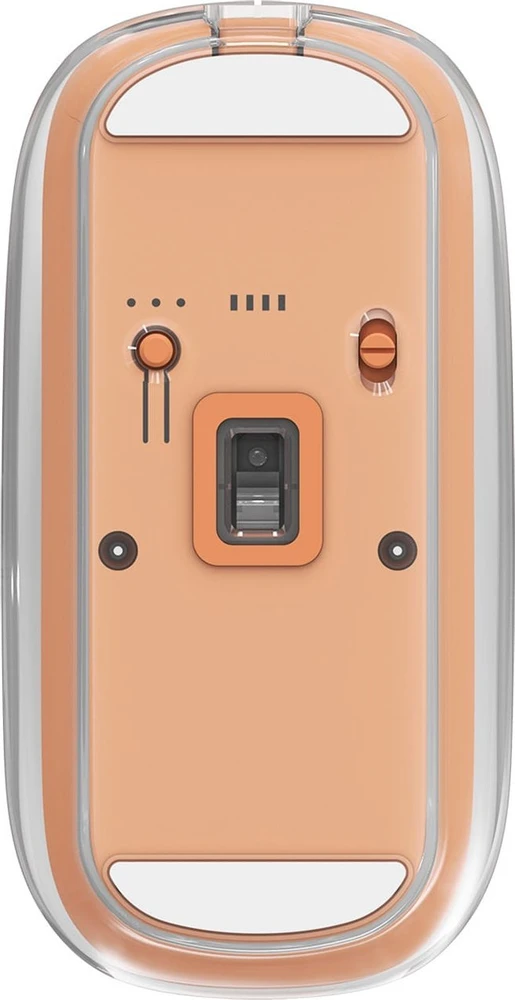 Oranžinis Marvo PRISM B10 Oranžinis Bevielė pelė, oranžinė, 1600DPI